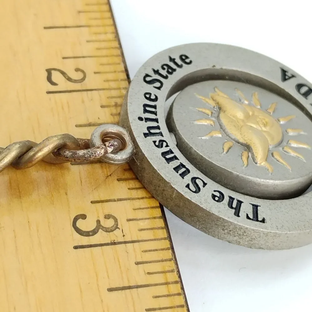 Florida Sunshine State Keychain Spinner